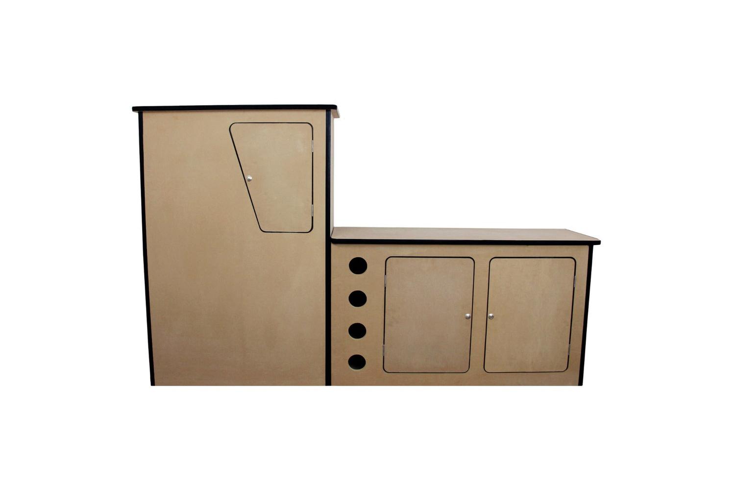 Monstershop 29849 - Mdf Camper Van Kitchen Unit Lhd