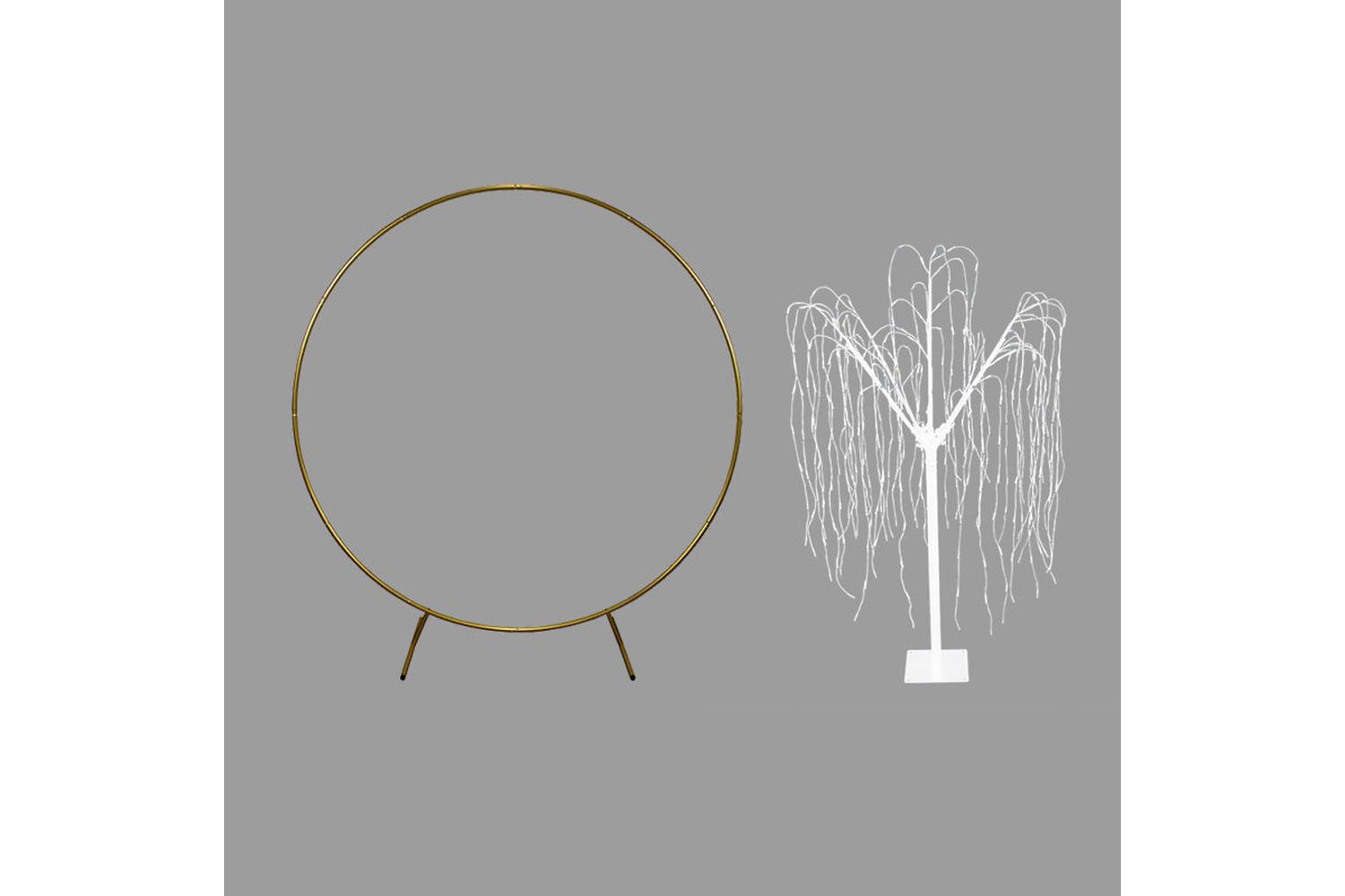 Monstershop 29252 - Wedding Moongate - Gold & 1 X Weeping Wi