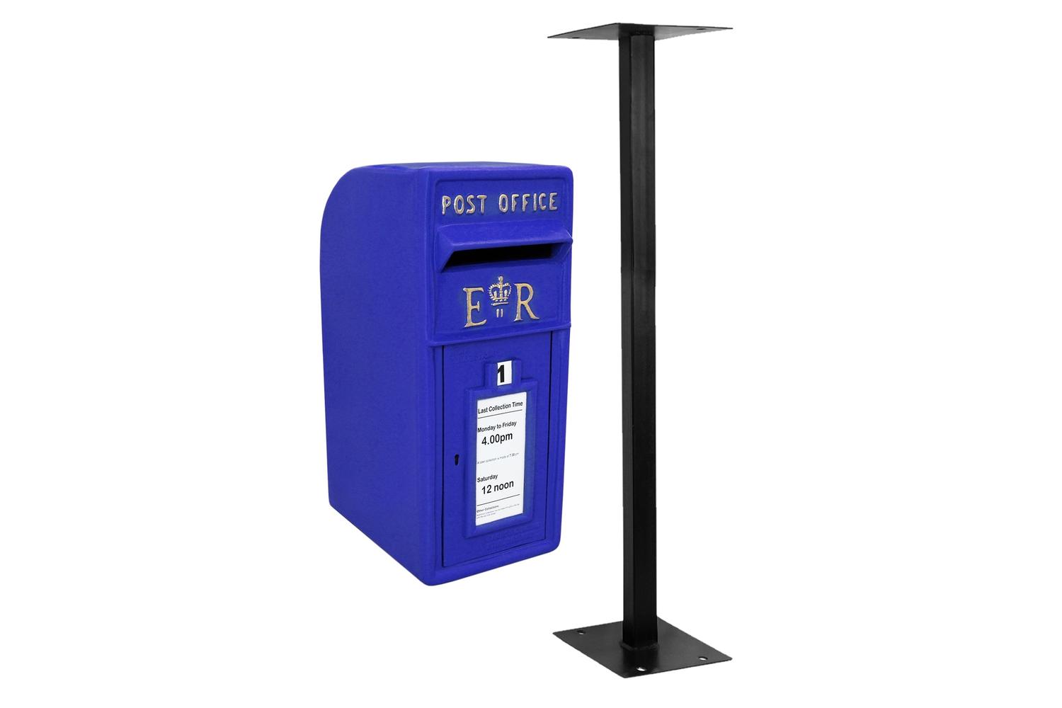 Monstershop Post Box With Stand | Blue