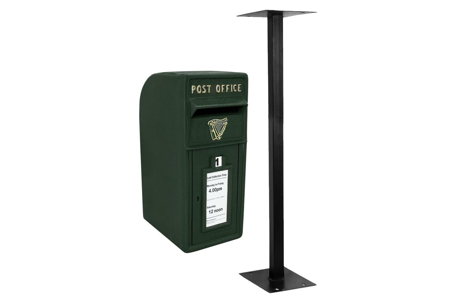 Monstershop 27893 - Green Irish Post Box With Stand