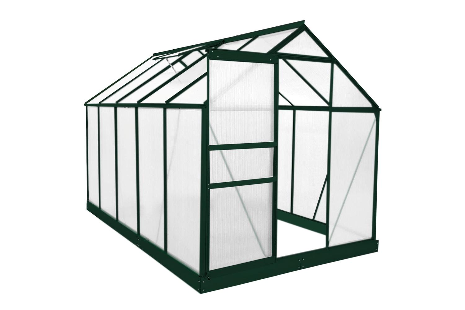 Monstershop 26631 - Greenhouse 6ft X 10ft (green) With Base 