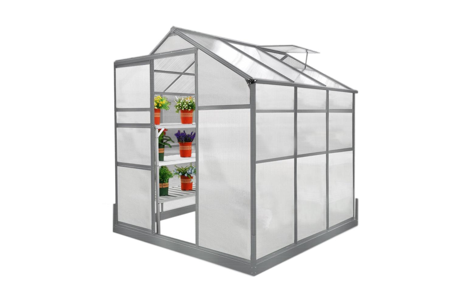 Monstershop 25917 - Greenhouse 6ft X 6ft With Base