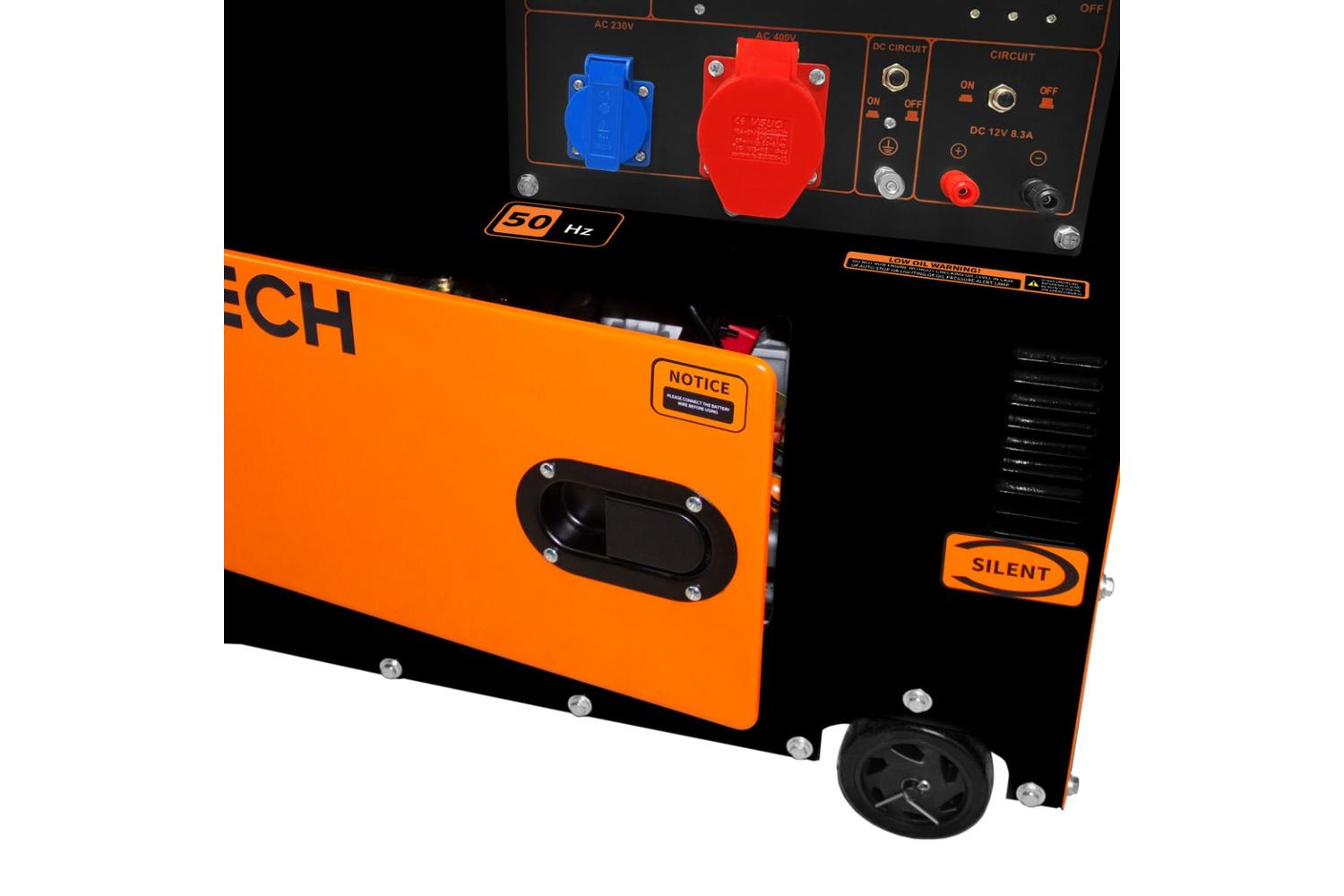 Monstershop 210369 T mech Portable Silent Diesel Generator