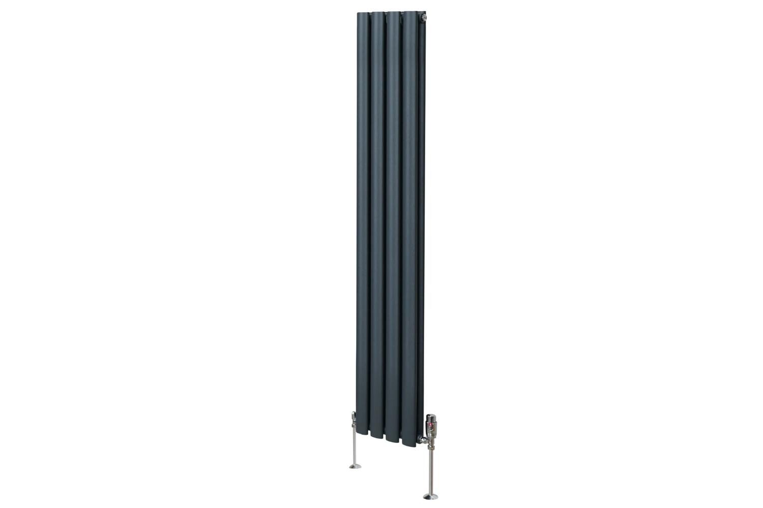 Monstershop 10744 - Oval Column Radiator & Valves - 1600mm X