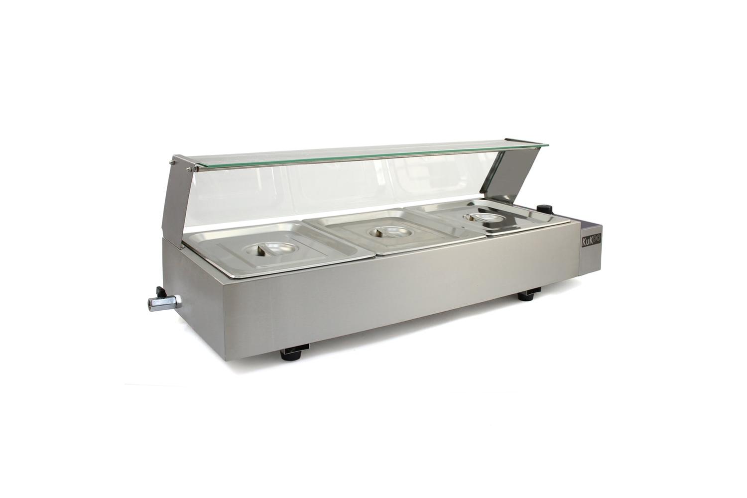 Monstershop 10615 - Kukoo 3 Pan Wet Well Bain Marie