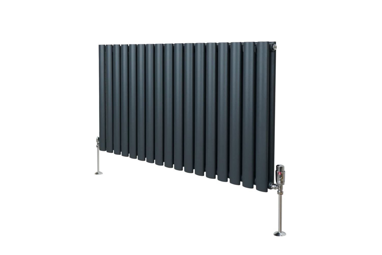 Monstershop 10735 - Oval Column Radiator & Valves - 600mm X 