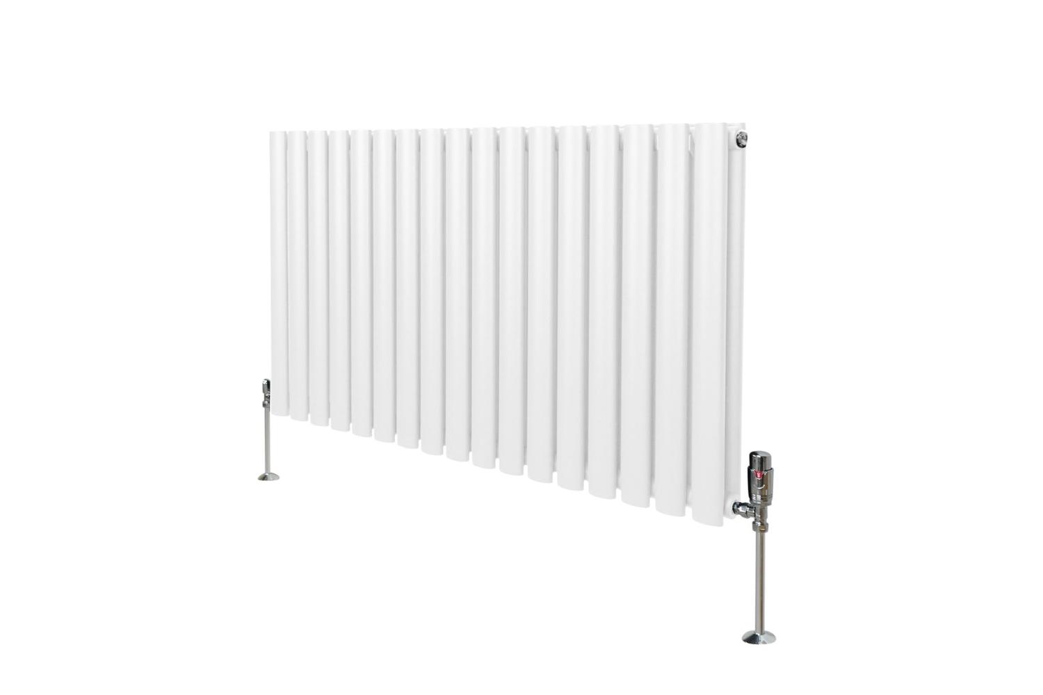 Monstershop 10736 - Oval Column Radiator & Valves - 600mm X 