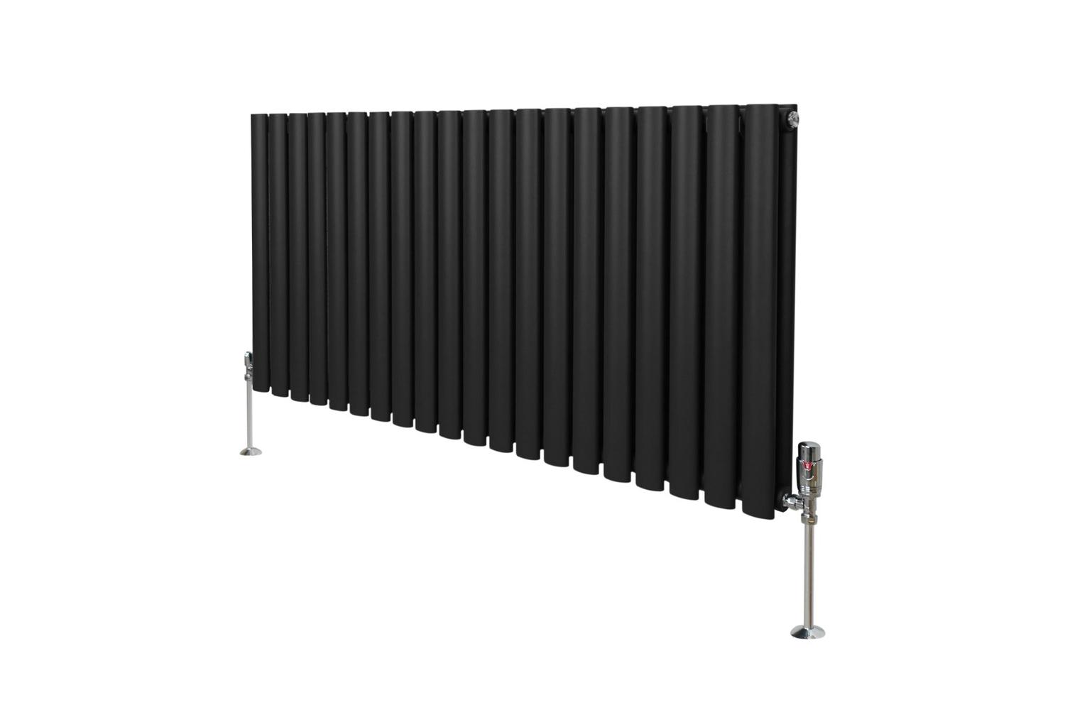 Monstershop 10740 - Oval Column Radiator & Valves - 600mm X 