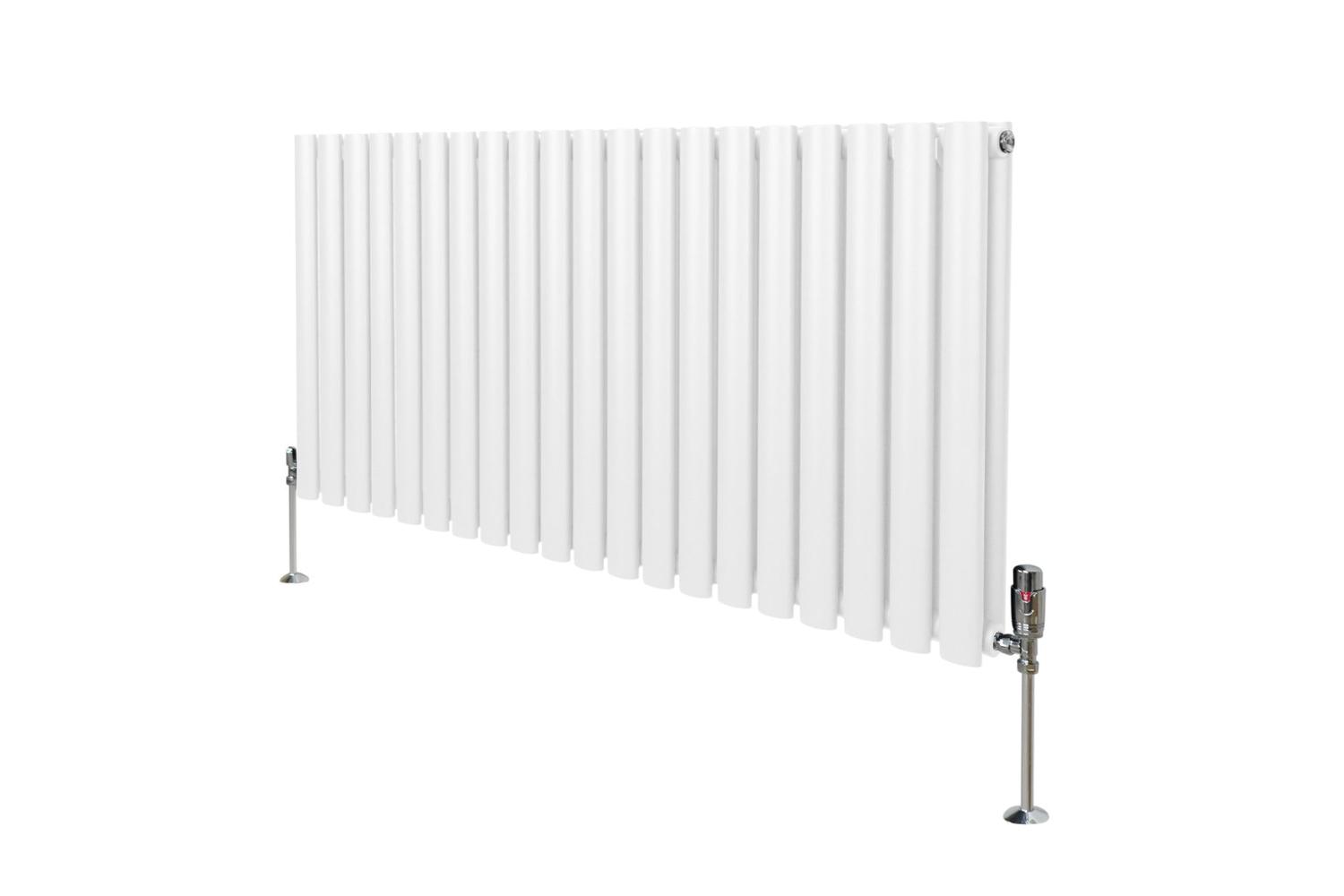 Monstershop 10739 - Oval Column Radiator & Valves - 600mm X 