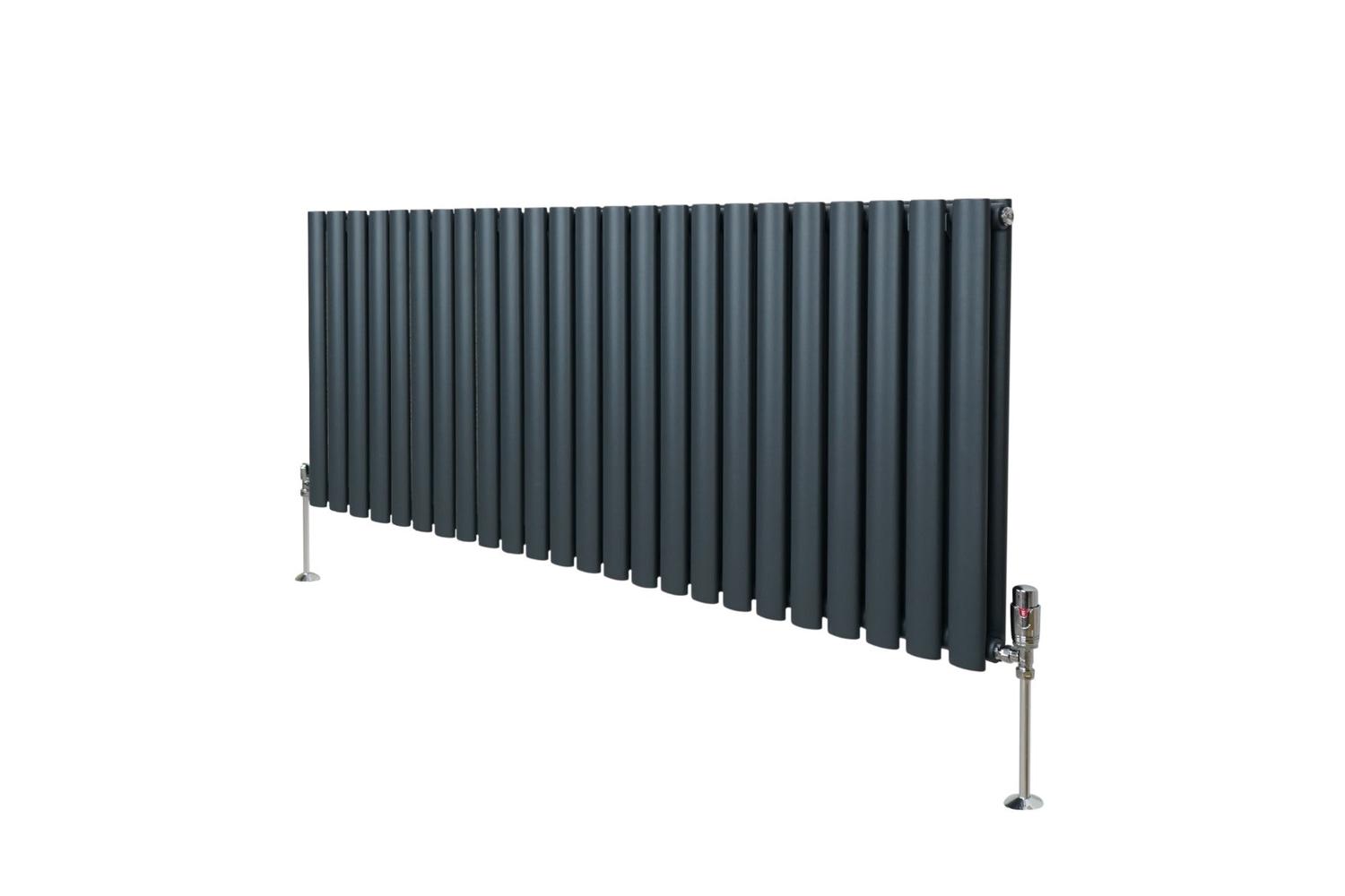 Monstershop 10741 - Oval Column Radiator & Valves - 600mm X 