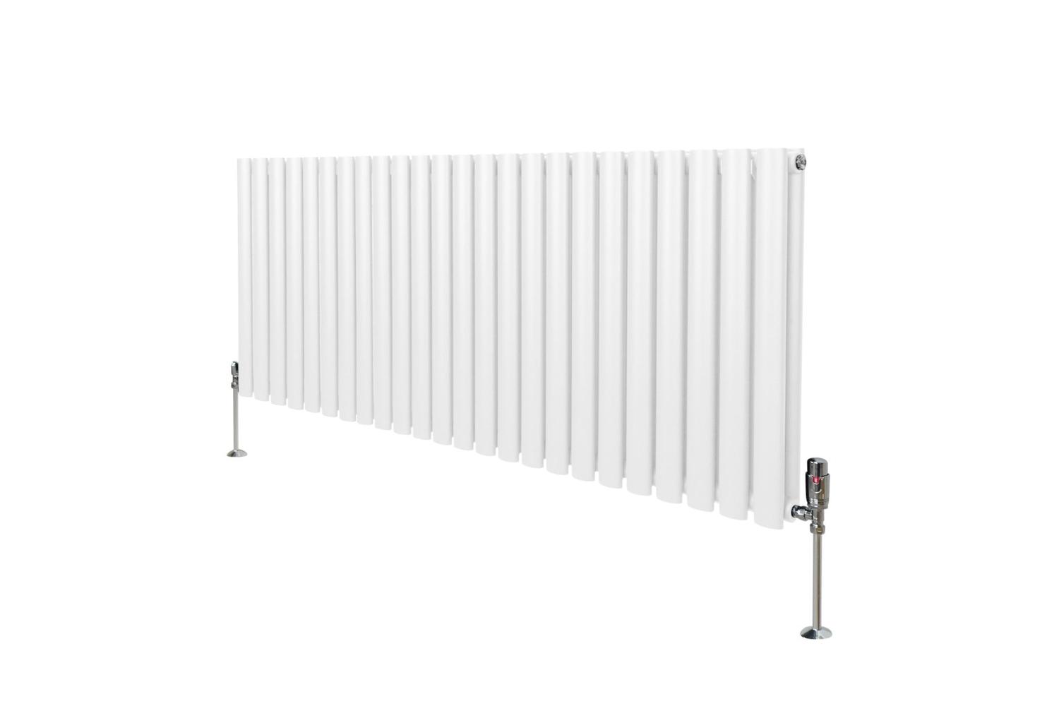 Monstershop 10742 - Oval Column Radiator & Valves - 600mm X 