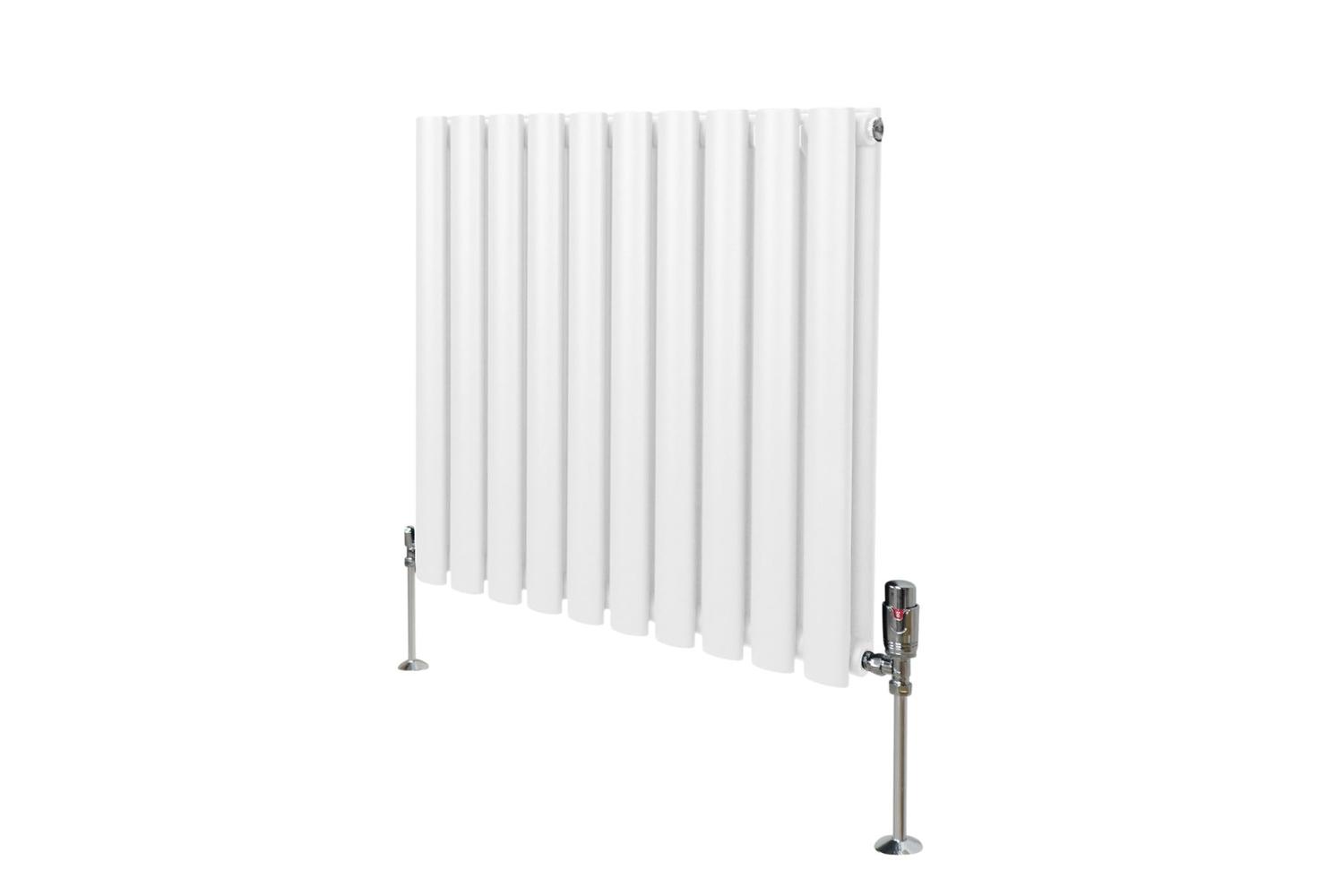 Monstershop 10730 - Oval Column Radiator & Valves - 600mm X 