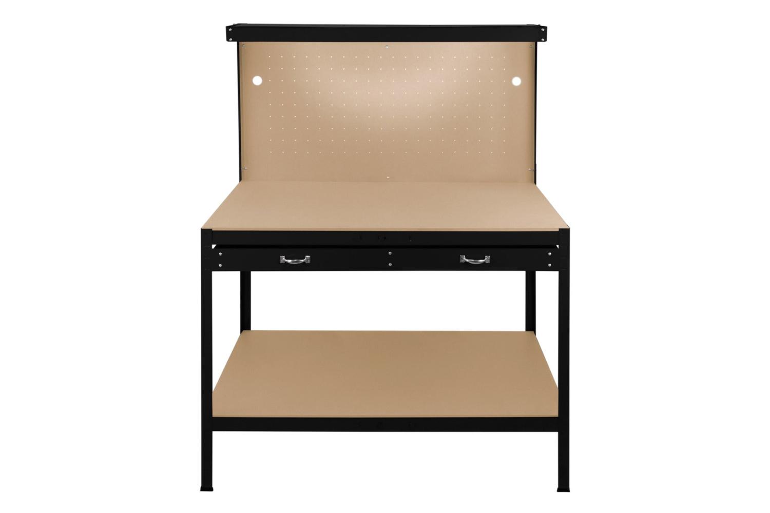 Monstershop 210762 - Workbench With Pegboard Drawer & Light 