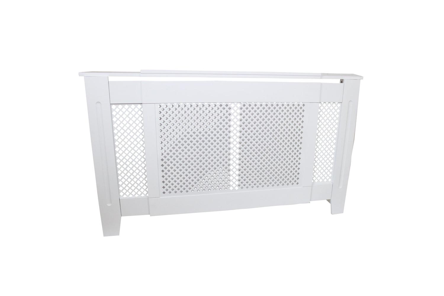Monstershop Adjustable MDF Radiator Cover | White