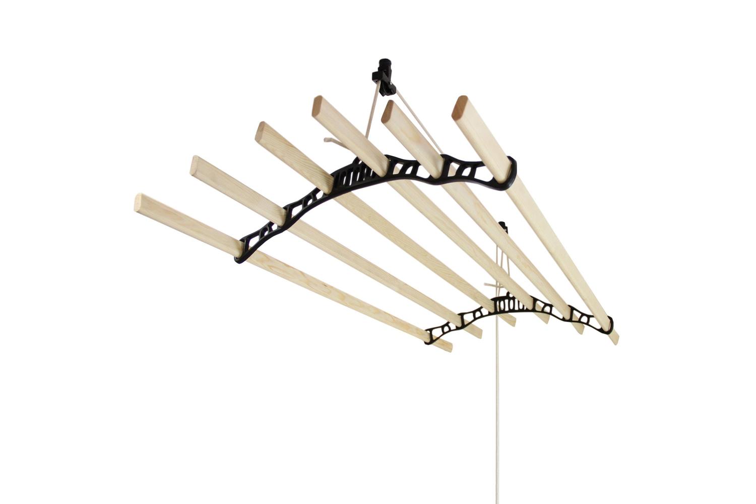 Monstershop 24453 - Clothing Airer Ceiling Pulley - Black - 