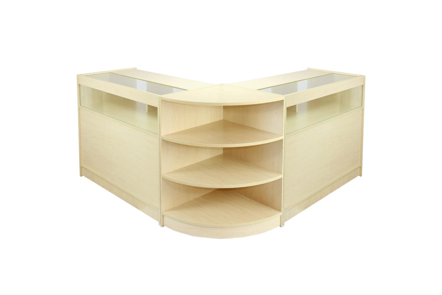 Monstershop 5001(2)#5005 - Libra Maple Shop Counter & Retail