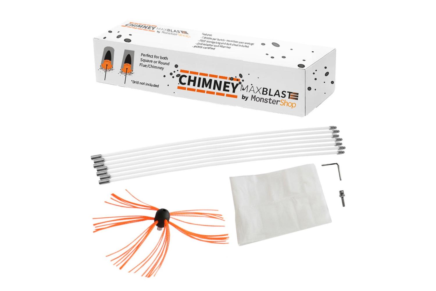 Monstershop 26475 - Maxblast Powered Chimney Sweep 7m