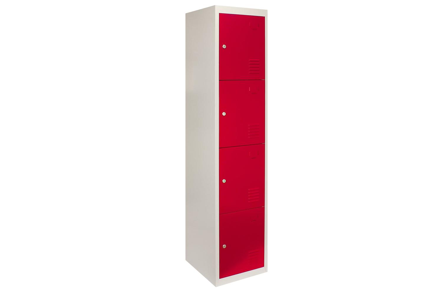 Monstershop 23982 - Metal Storage Lockers - Four Doors Flatp