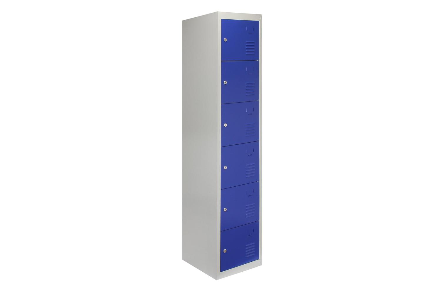 Monstershop 23984 - Metal Storage Lockers - Six Doors Flatpa