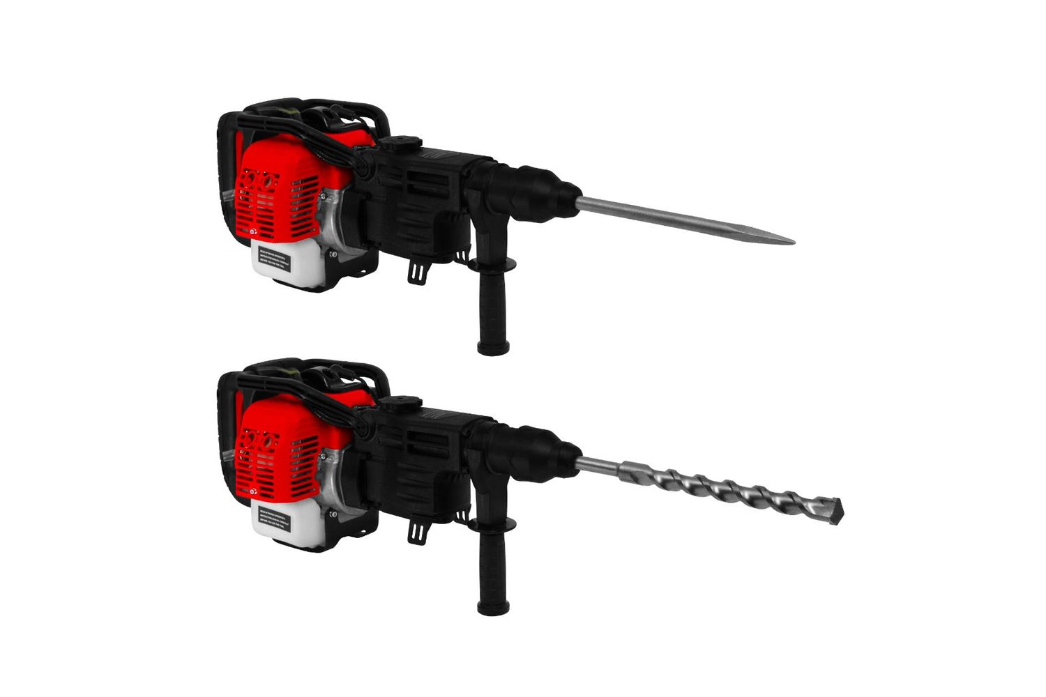 Monstershop 24813 - T-mech 2-stroke Petrol Hammer Drill