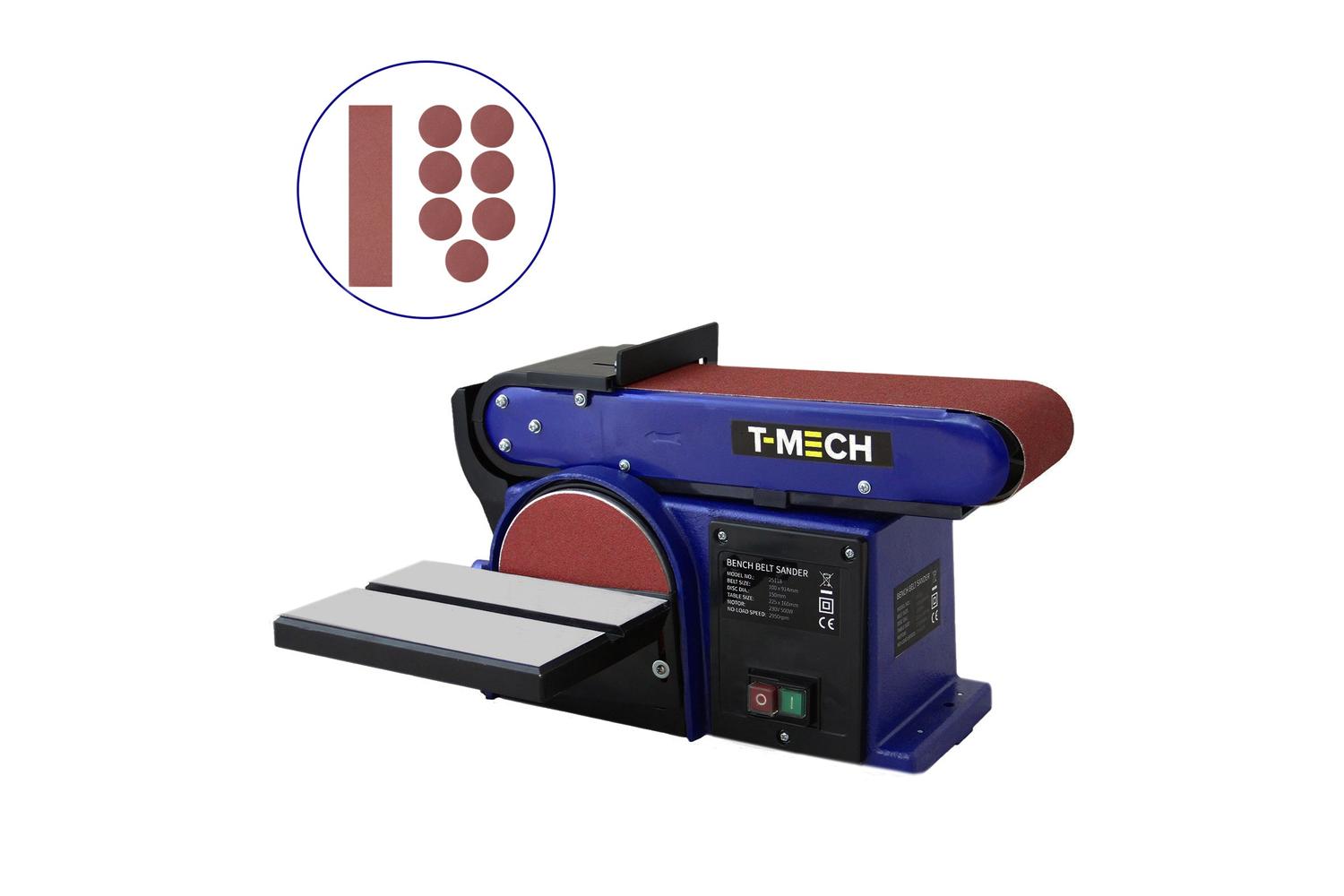 Monstershop 25080 - T-mech 500w Bench Belt Sander Eu