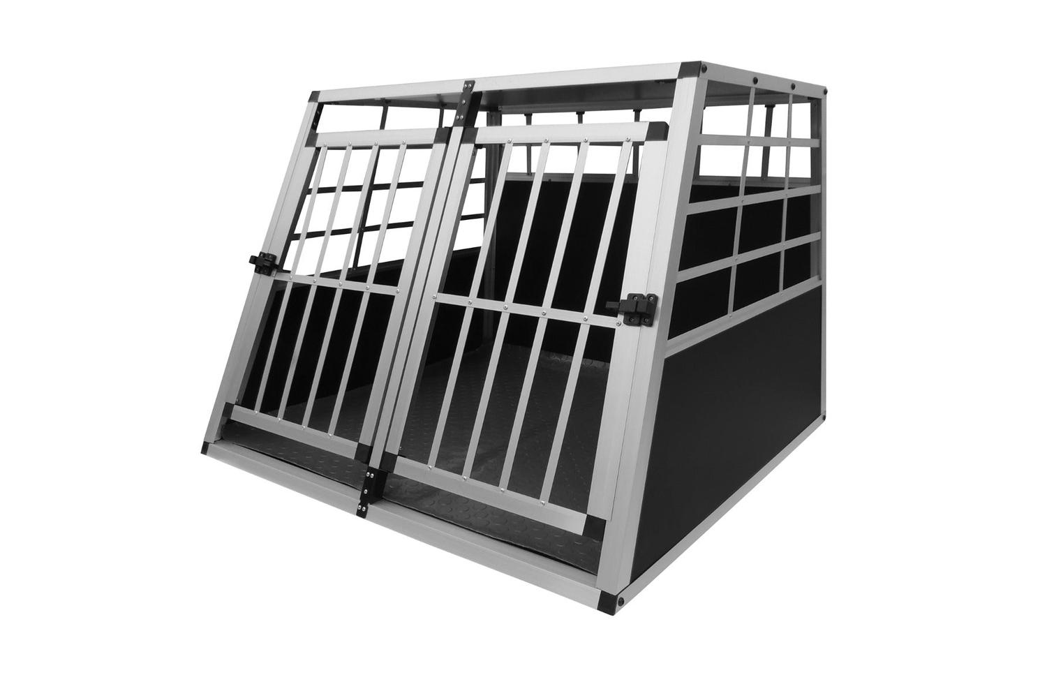 Monstershop 28291 - Car Dog Pet Crate - Large Double Doors