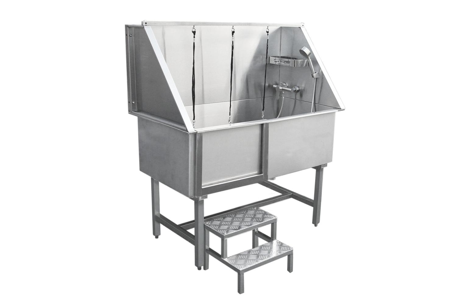 Monstershop 26256 - Dog Grooming Bath Steel Pet Wash Station