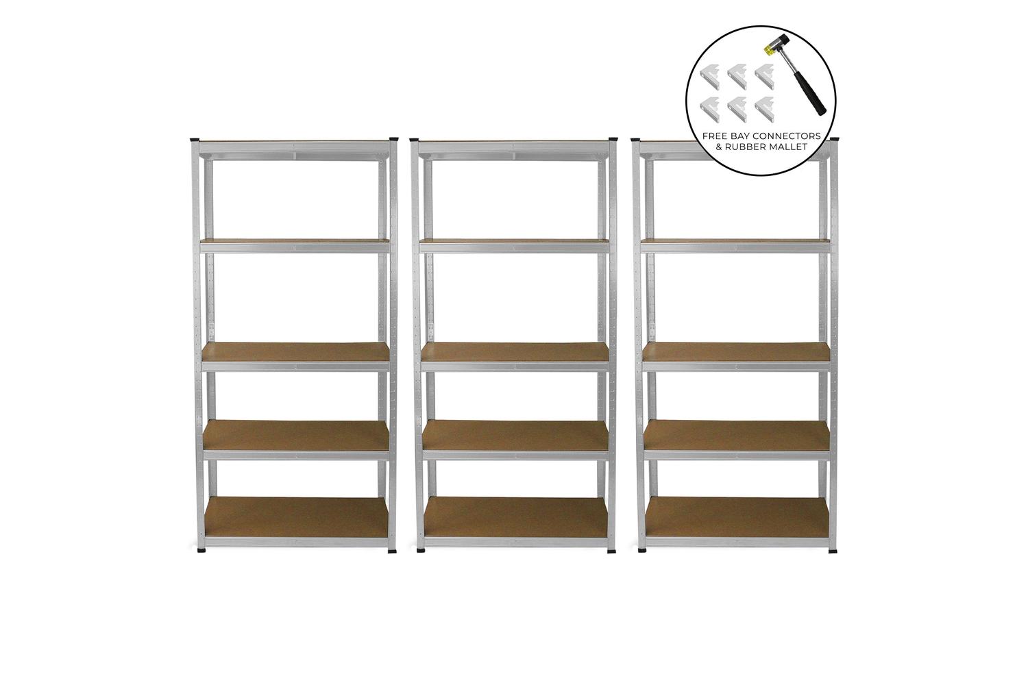 Monstershop 25638 - 3 X E-rax Galvanised Racking