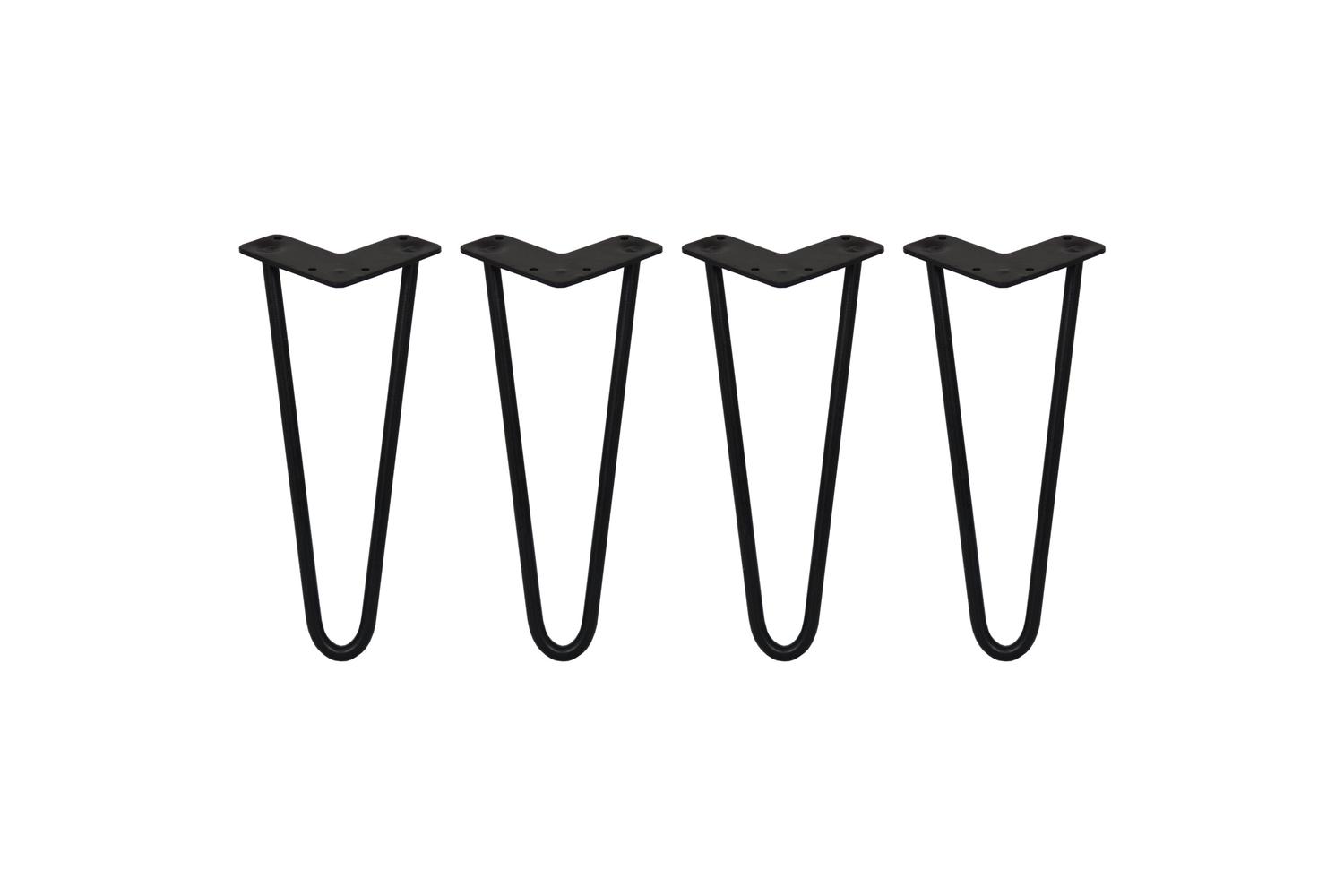 Monstershop Hairpin Legs 2 Prong | Black | 12mm
