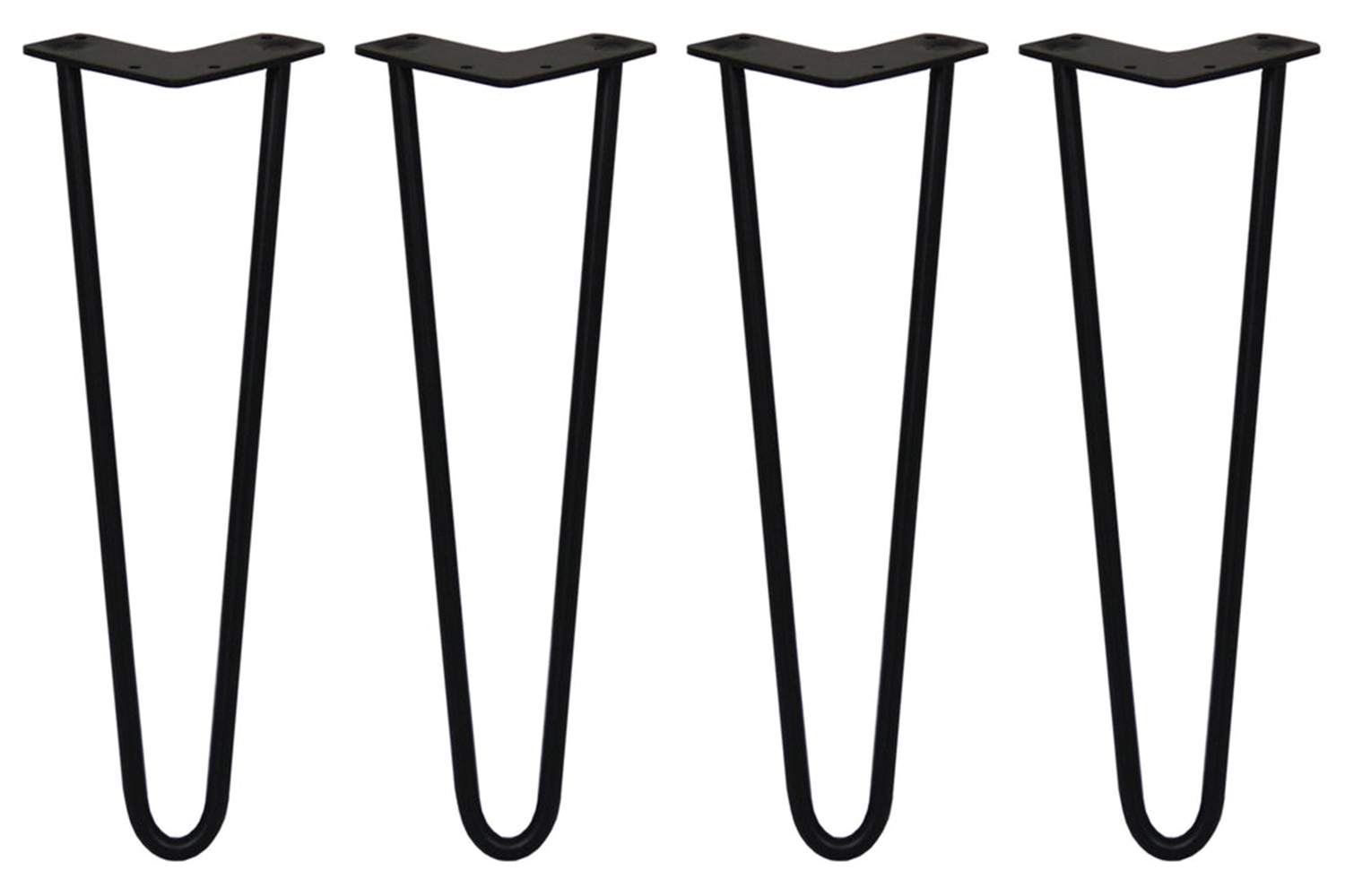 Monstershop Hairpin Legs 2 Prong | Black | 12mm