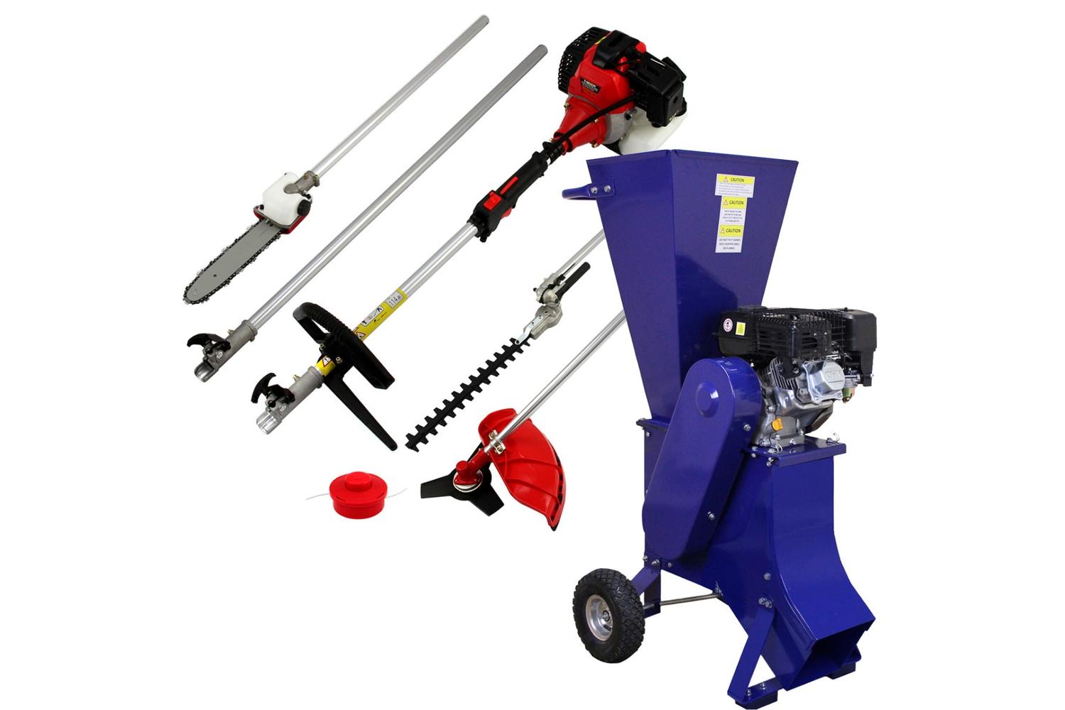 Monstershop 5-in-1 Multi Tool & 6.5HP Wood Chipper