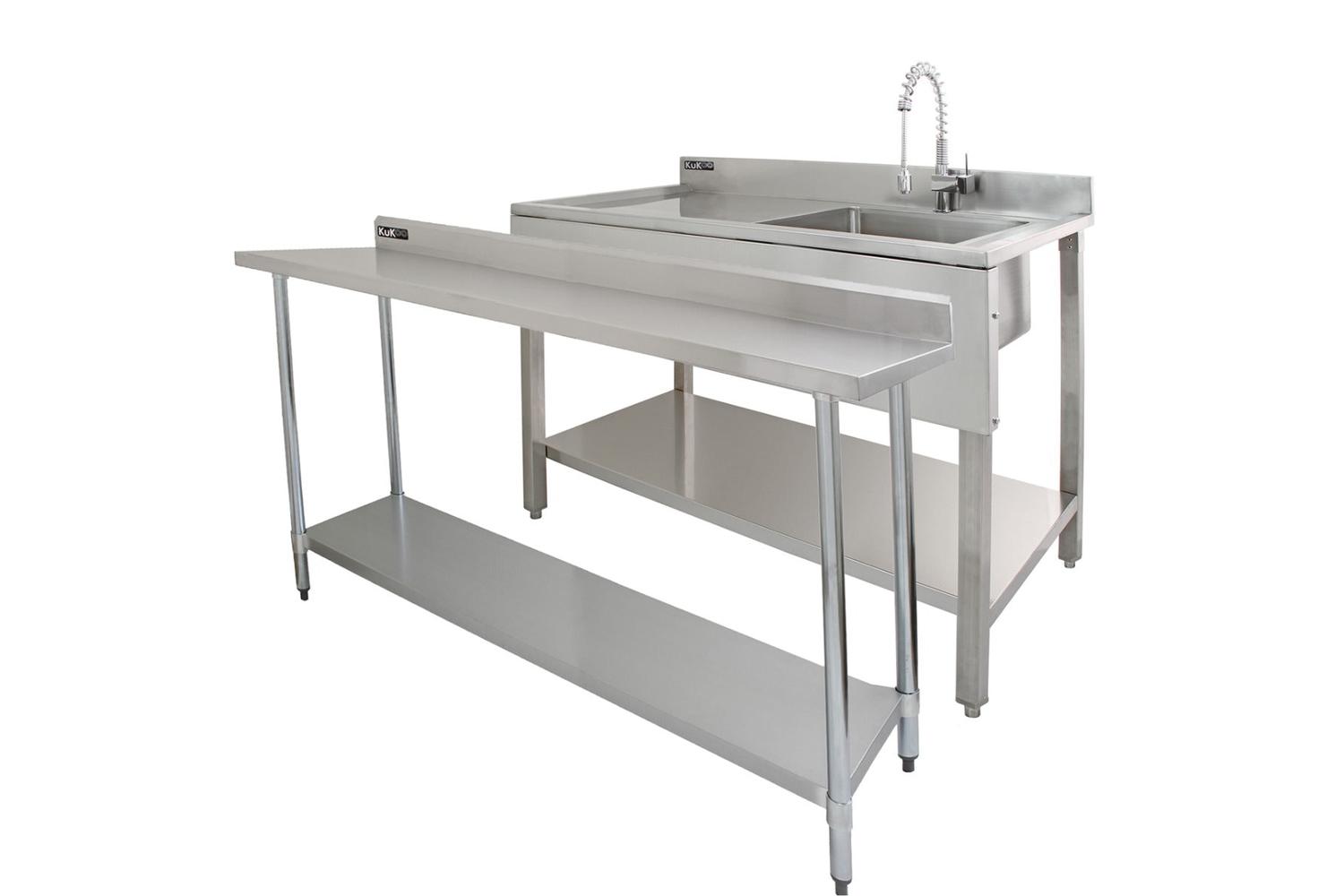 Monstershop Catering Bench and 2 x Wall Mounted Shelves