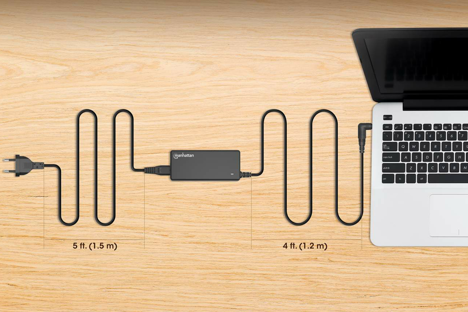 Manhattan 65W Universal AC Laptop Charger