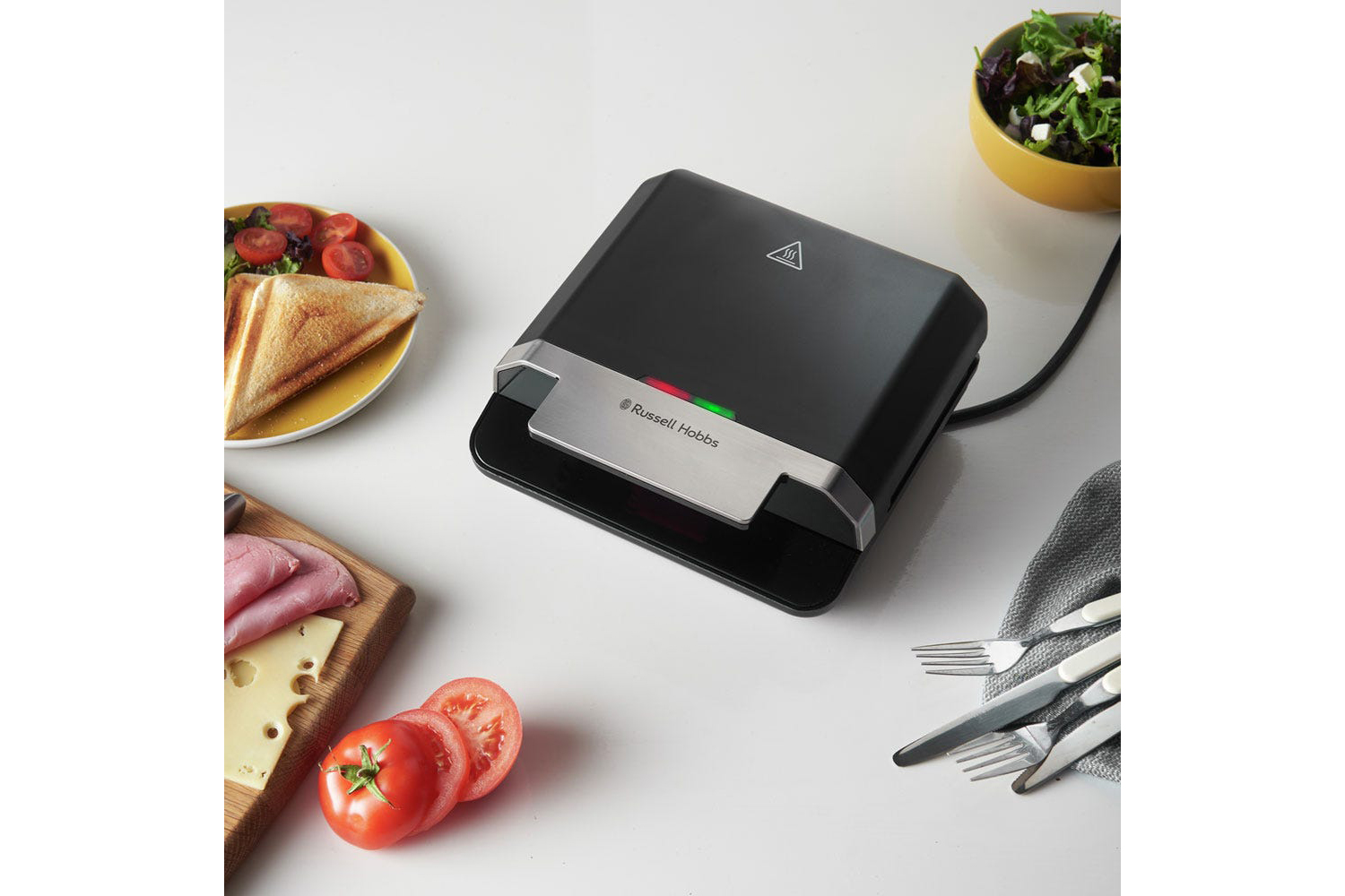 Russell Hobbs Creations Easy Clean Sandwich Maker | 26800 | Black