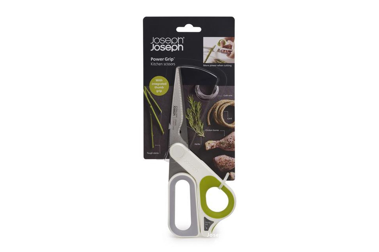 Joseph Joseph | Powergrip | Kitchen Scissors Stainless Steel
