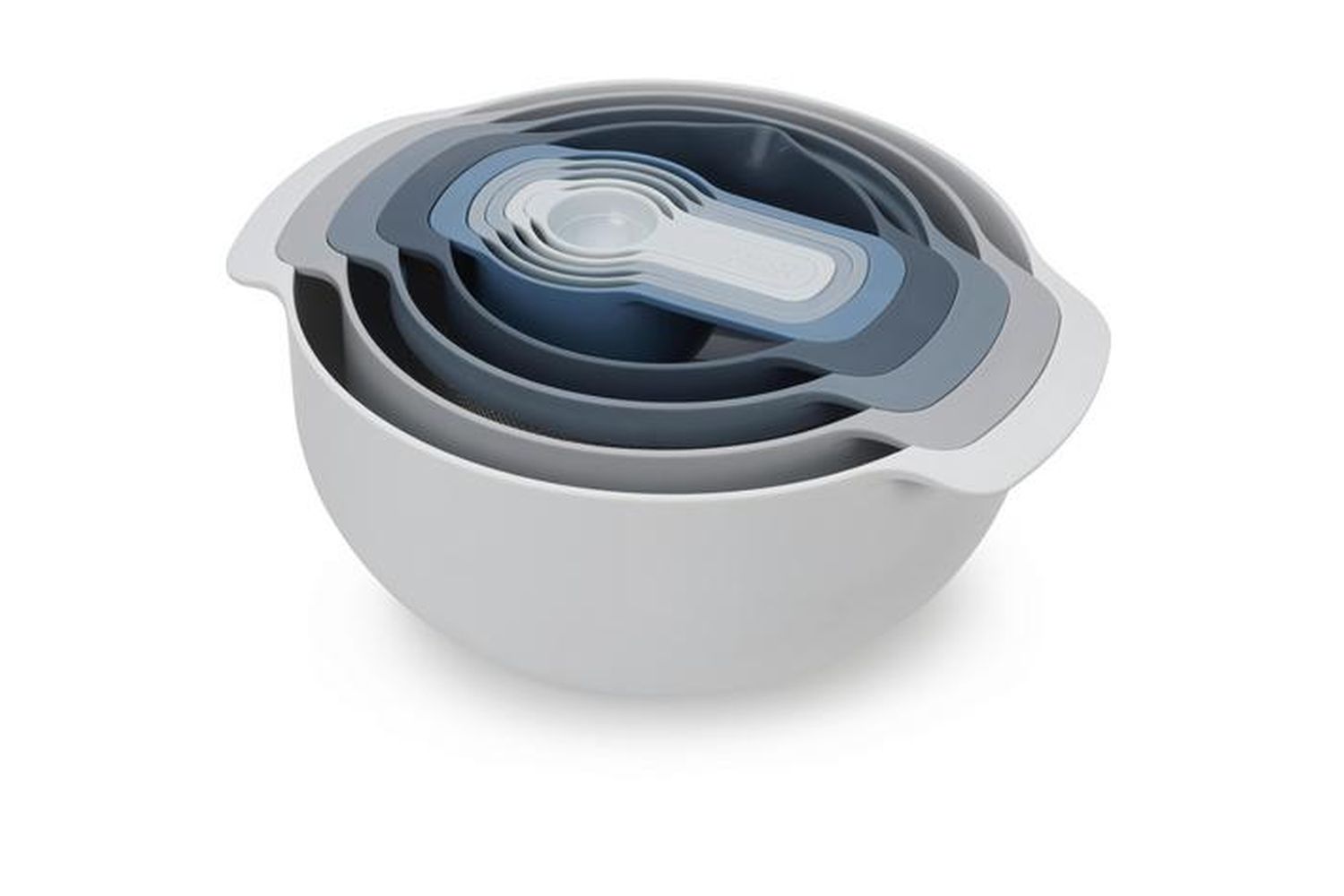 Joseph Joseph | Nest 9-piece Bowl Set | Grey/White