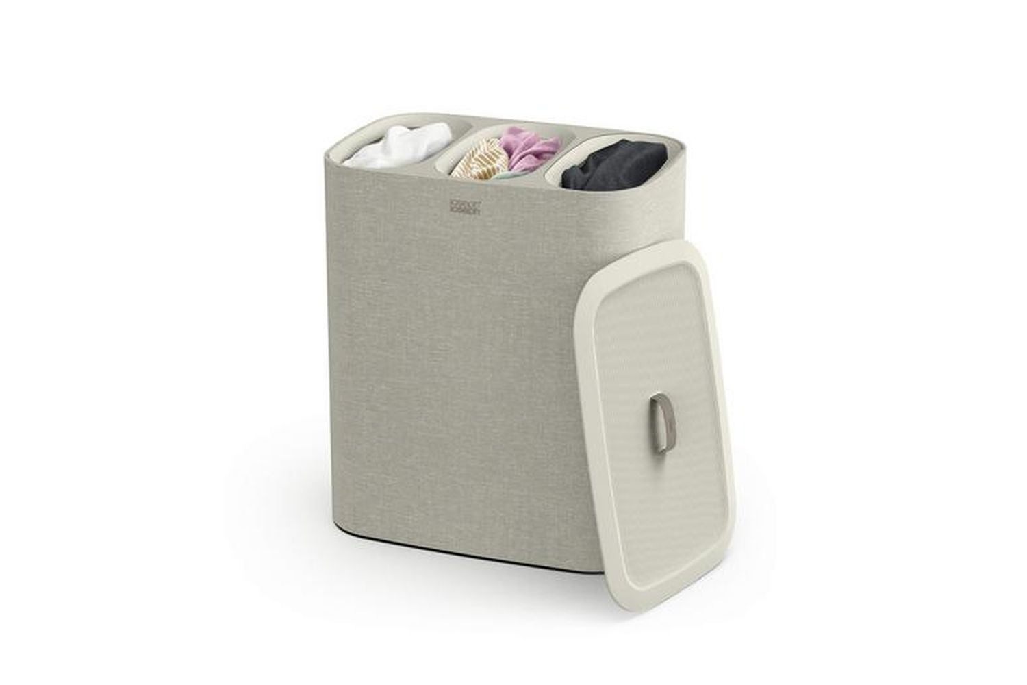 Joseph Joseph | 90L Triple Compartment Laundry Basket | Ecru