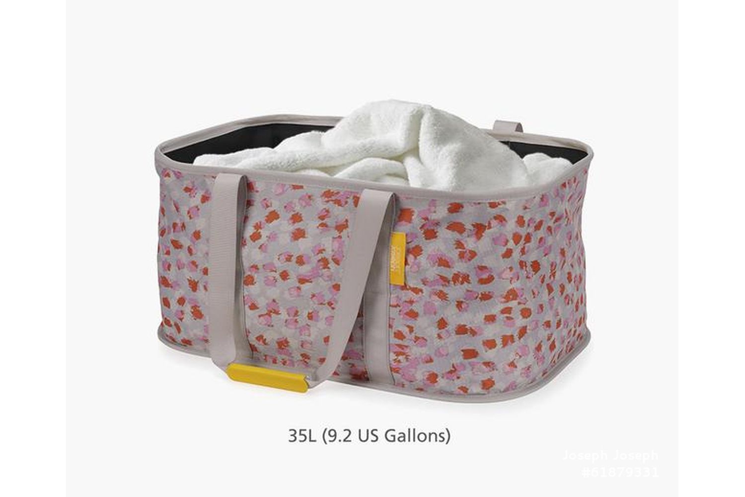 Joseph Joseph | 35L Collapsible Laundry Basket | Peach Blossom