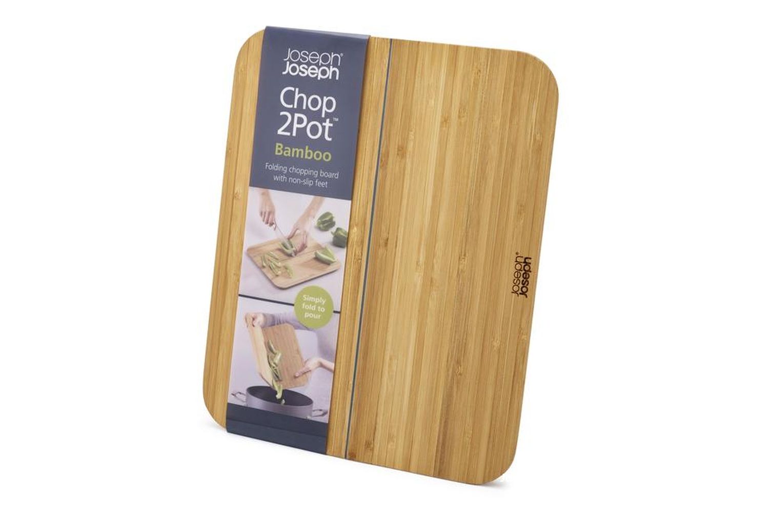 Joseph Joseph | Chop2Pot Bamboo Folding Chopping Board