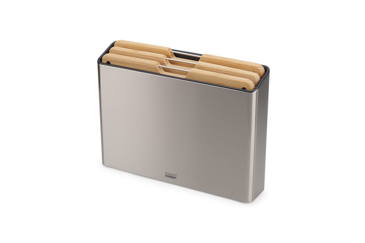 Joseph Joseph | Bamboo Chopping Board with Stainless-Steel Case | Set of 3