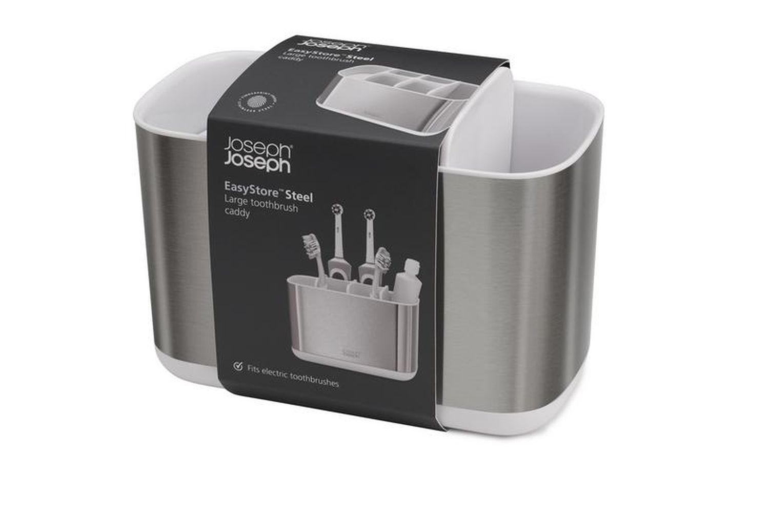 Joseph Joseph | Toothbrush Caddy | Stainless Steel