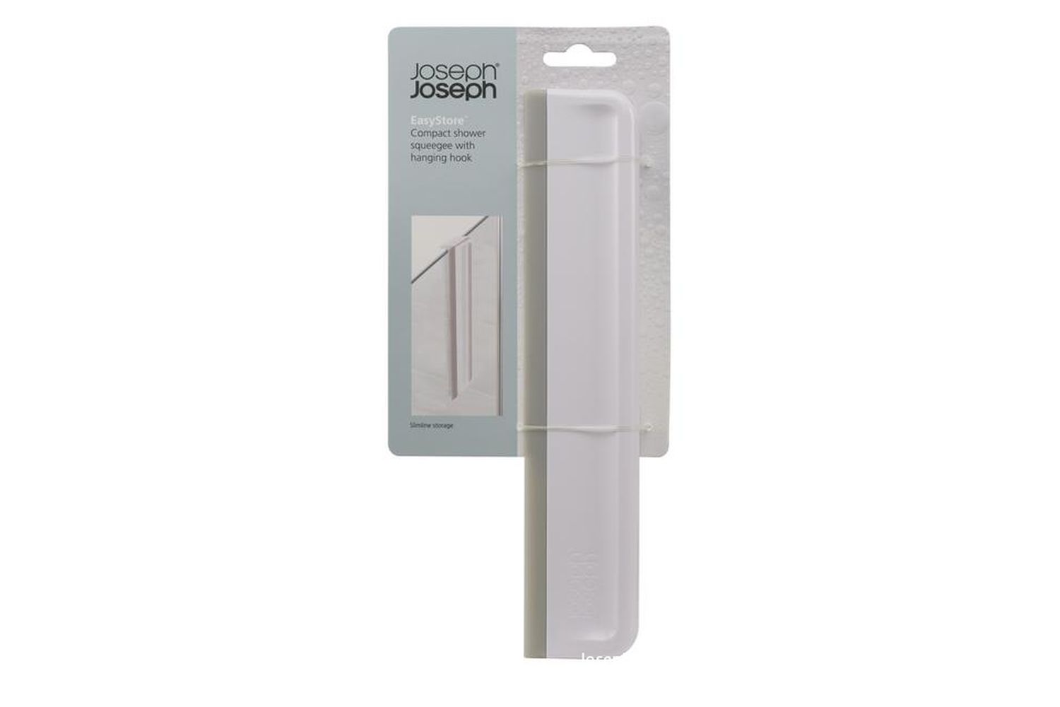 Joseph Joseph | Compact Squeegee with Hanging Hook | Grey/White