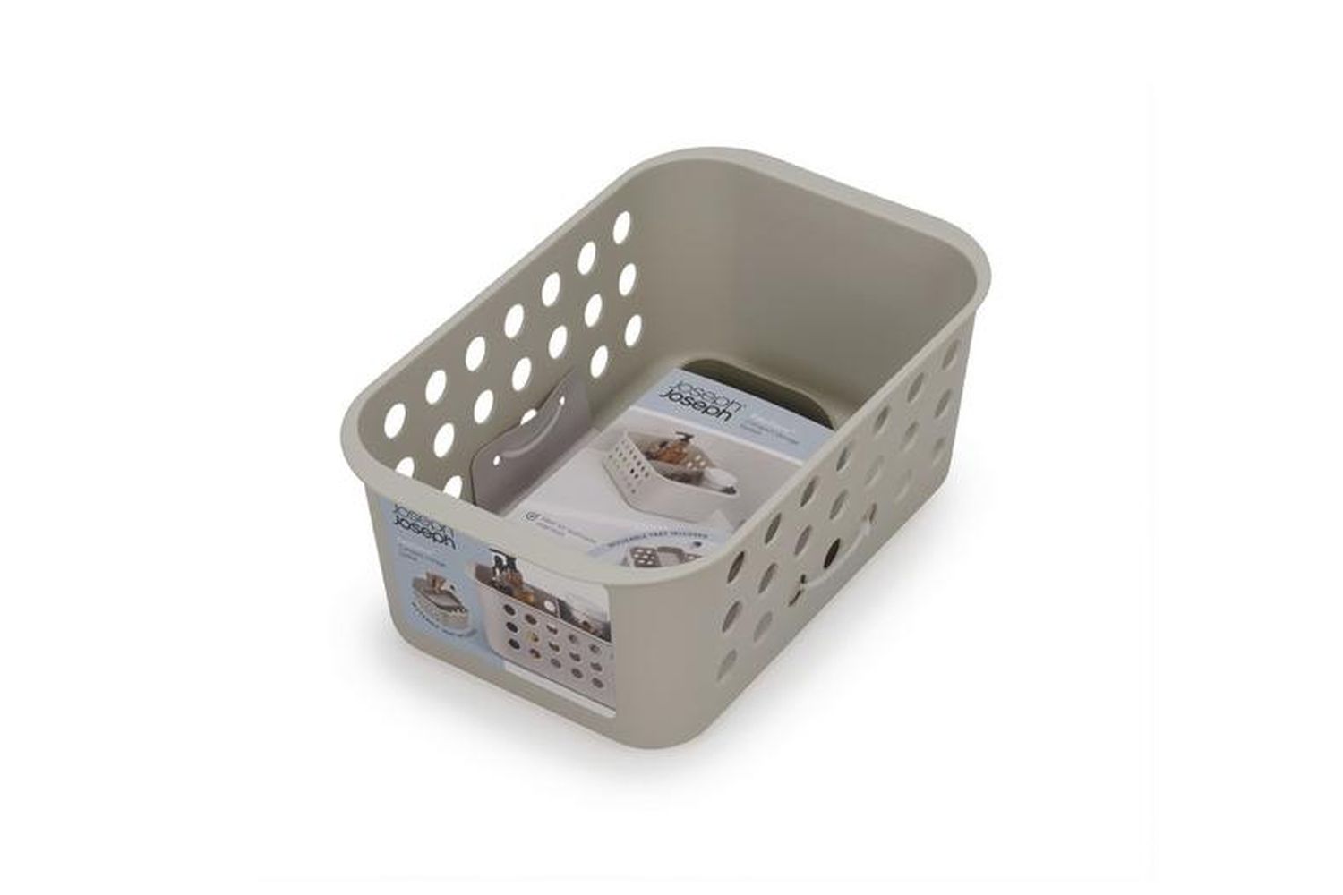 Joseph Joseph | Small Bathroom Storage Basket | Ecru