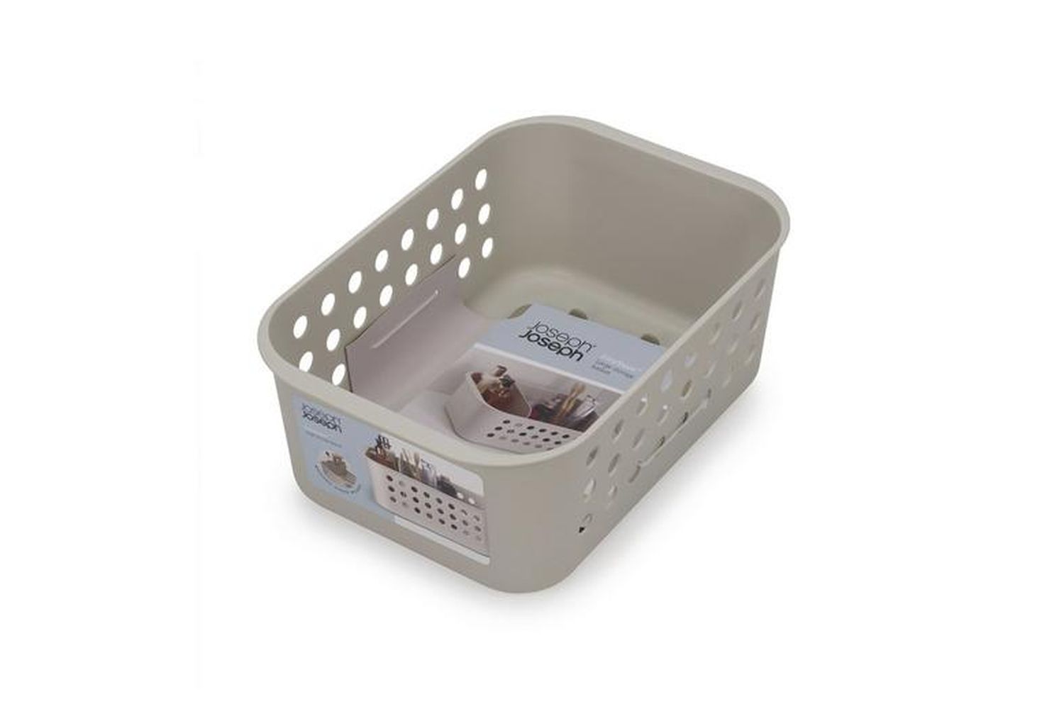 Joseph Joseph | Large Bathroom Storage Basket Organizer | Ecru