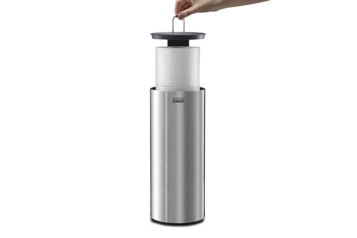 Joseph Joseph | Luxe Concealed Toilet Roll Holder | Stainless-steel