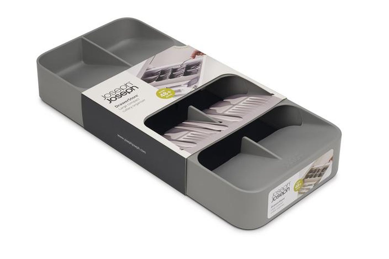 Joseph Joseph | Drawerstore Cutlery Organiser | Grey