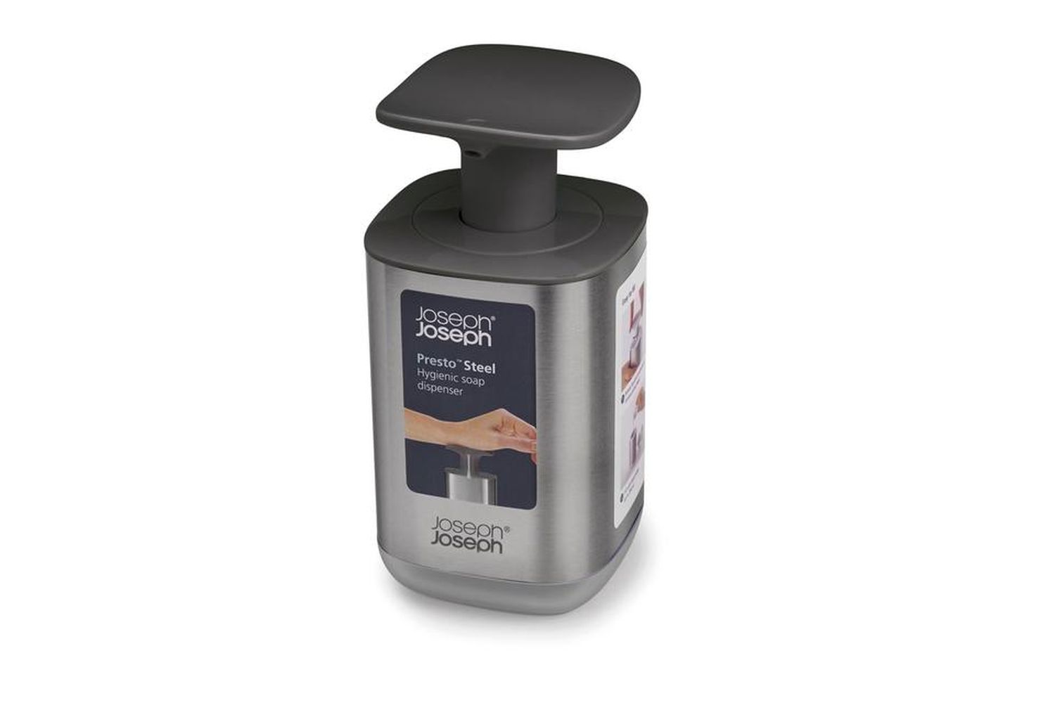 Joseph Joseph | Presto | Steel Soap Dispenser