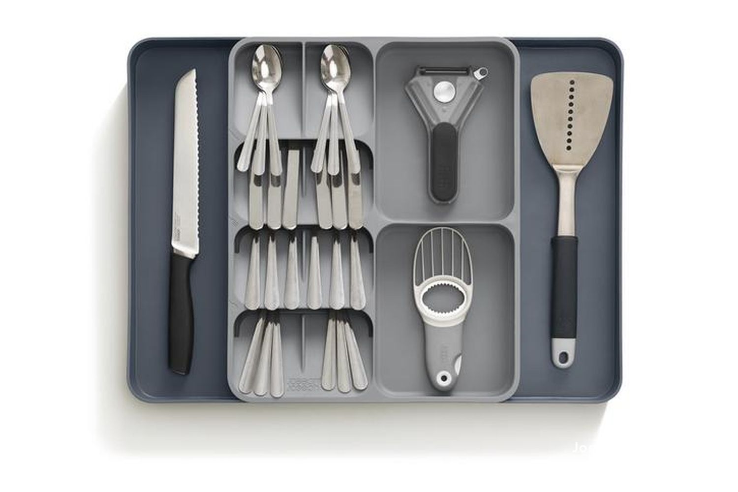 Joseph Joseph | Drawerstore Expanding Cutlery Utensil & Gadget Organiser | Grey