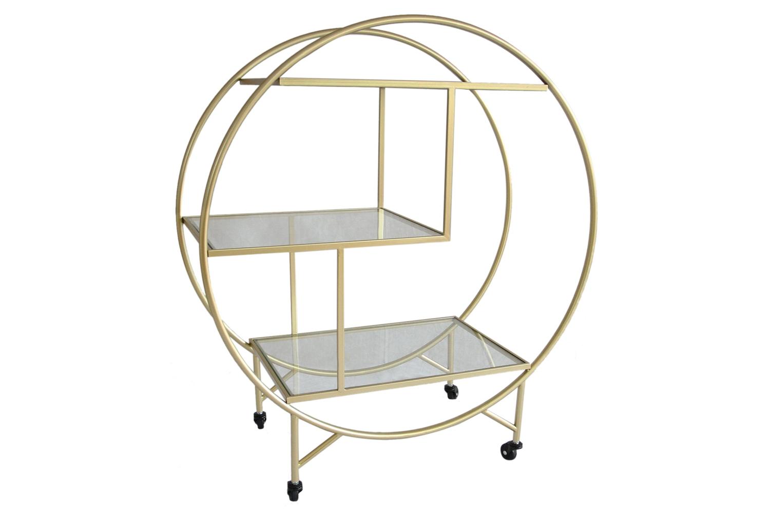 Monster Shop Drinks Trolley Bar Cart | Large | Gold