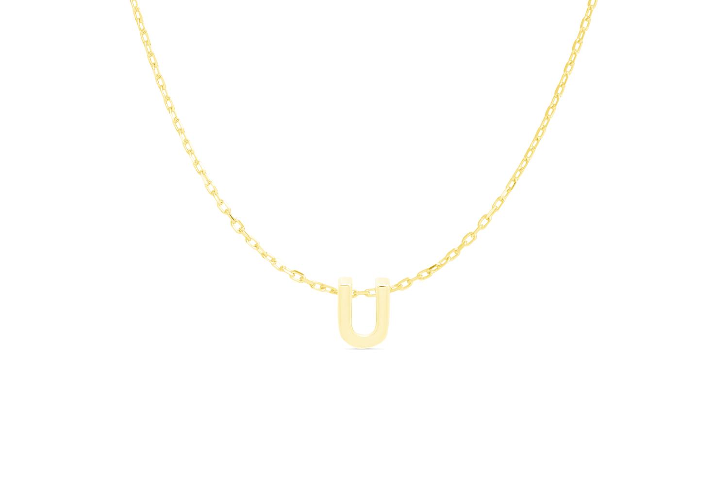 Luxenter Sterling Silver Gold Letter Necklace | Detailed Description And Features